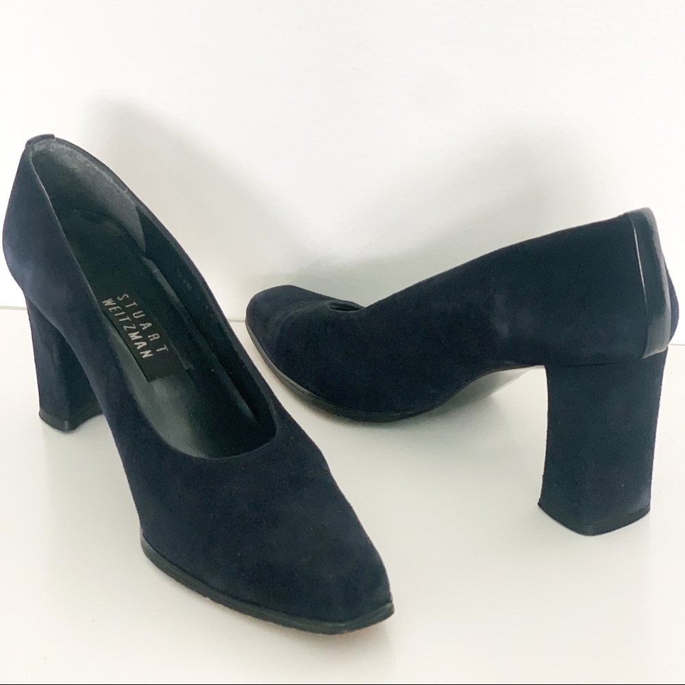 Vintage Navy Stuart Weitzman Hells
